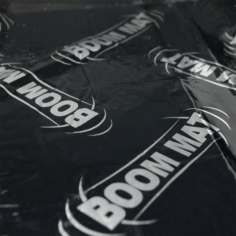 DEI Boom Mat - 12 x 12-1/2 in Sheet - 1/2 in Thick - Black/Silver (Pair)