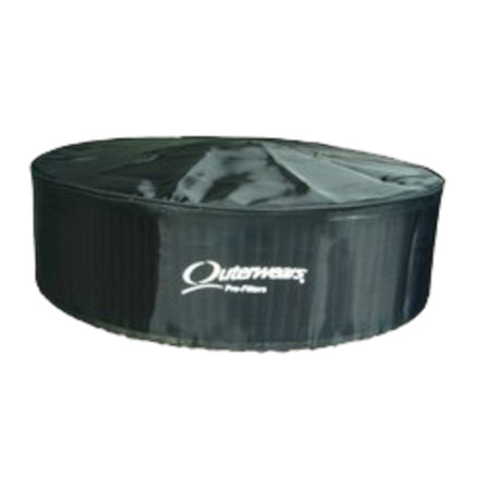 Outerwears Pre-Filter Air Filter Wrap - 11 in OD - 6 in Tall - Black