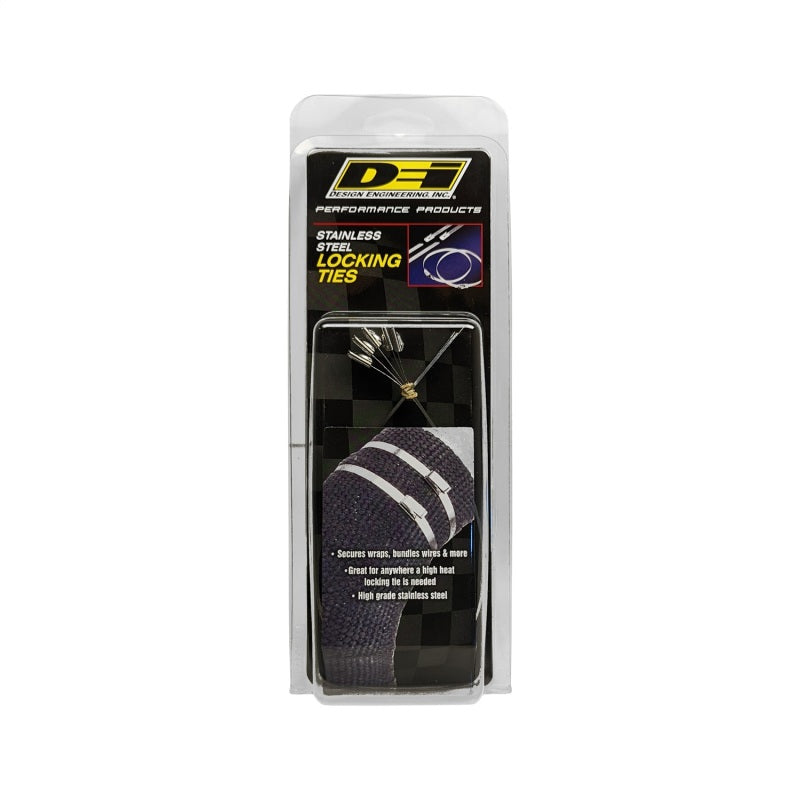 DEI Stainless Steel Locking Ties - 14 - 4 Pack