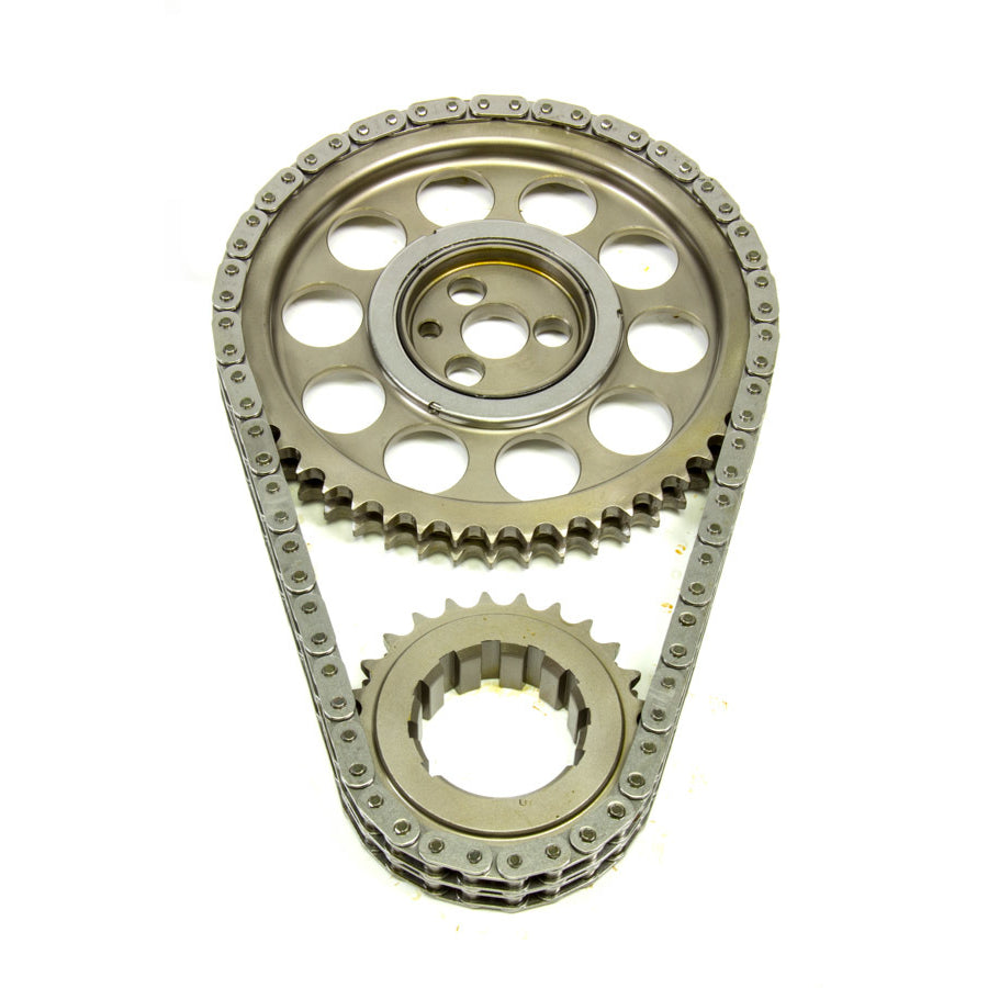Rollmaster / Romac Gold Series Double Roller Timing Chain Set - Keyway Adjustable - 3-Bolt - Billet - Mopar B / RB-Series