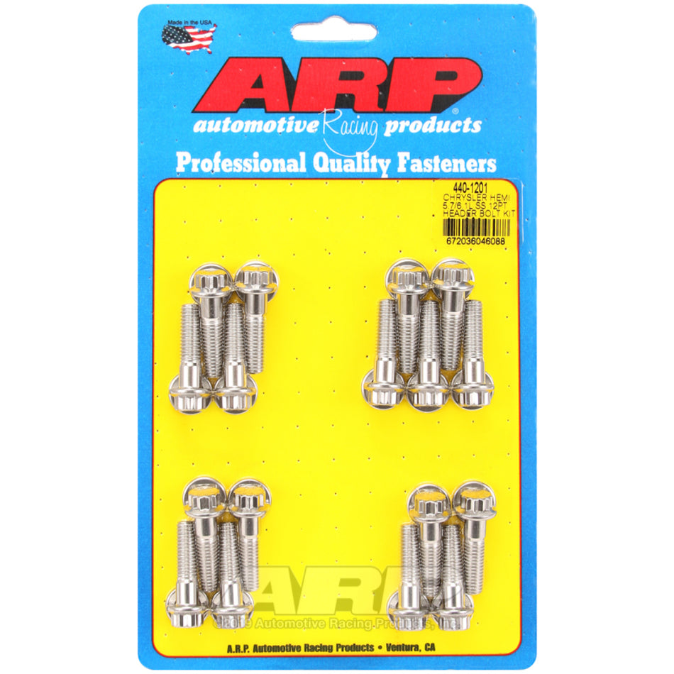 ARP Header Bolt Kit 12pt Mopar 5.7/6.1L Hemi