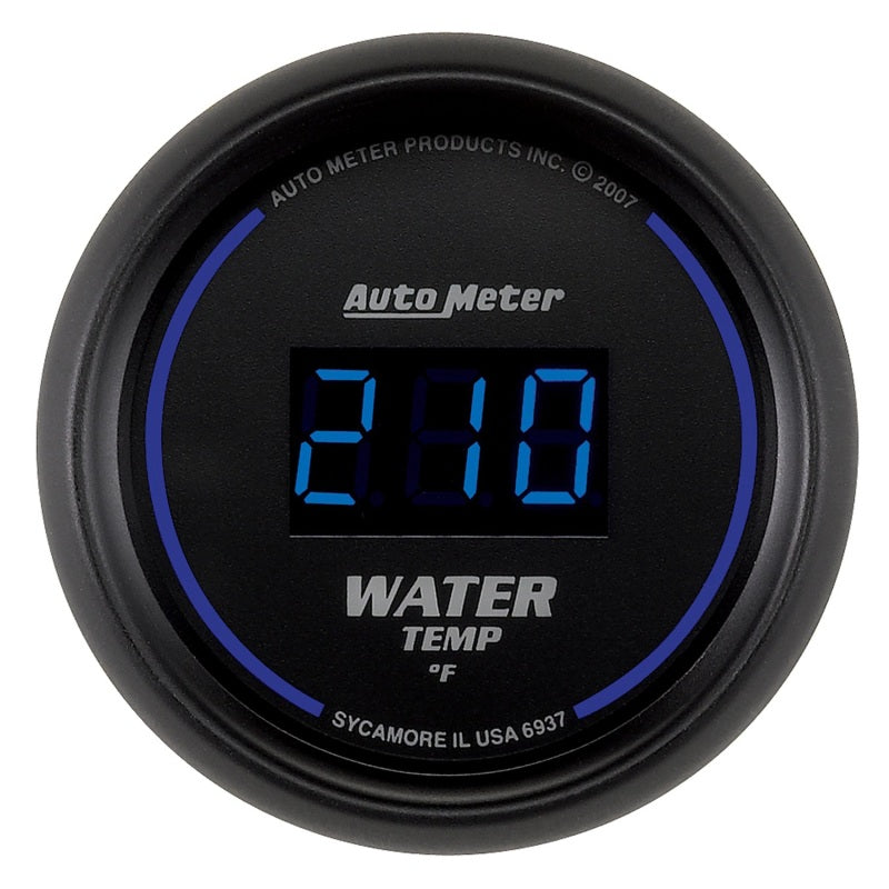 Auto Meter 2-1/16 Water Temp Gauge 0-300F Digital