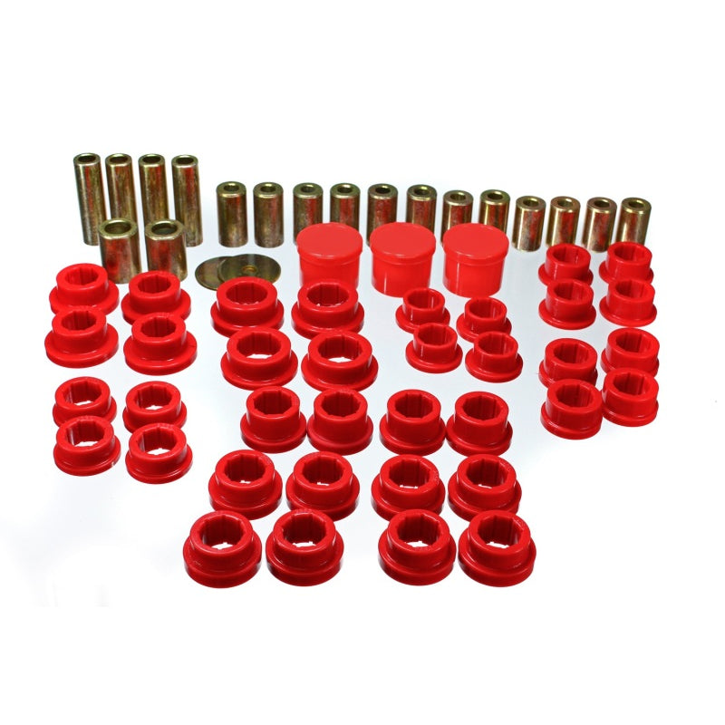 Energy Suspension Hyper-Flex Front Lower / Upper Control Arm Bushing - Red - Nissan Z 2003-09