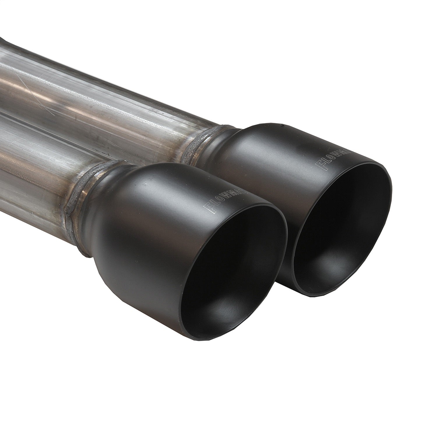 Flowmaster FlowFX Exhaust System - Cat-Back - 2-1/2" Diameter - Side Exit - Dual 4" Black Tips - Stainless