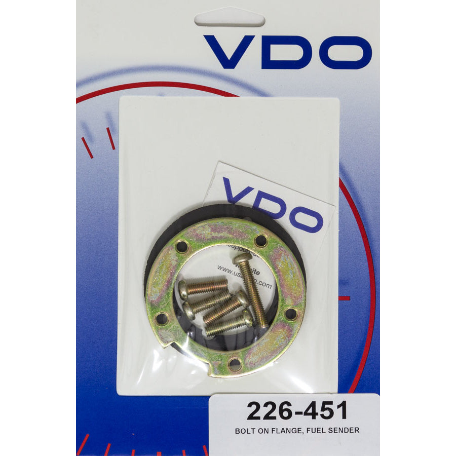 VDO 5 Mounting Holes Fuel Level Sending Unit Flange Gasket/Hardware Steel Cadmium - Universal