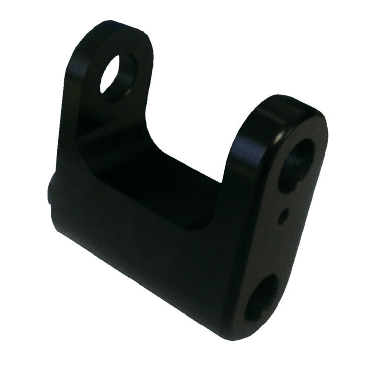 Triple X 2.337" Wide Birdcage Flag 1.731" Inner Bearing Width 1.055" Thick Aluminum - Black Anodize