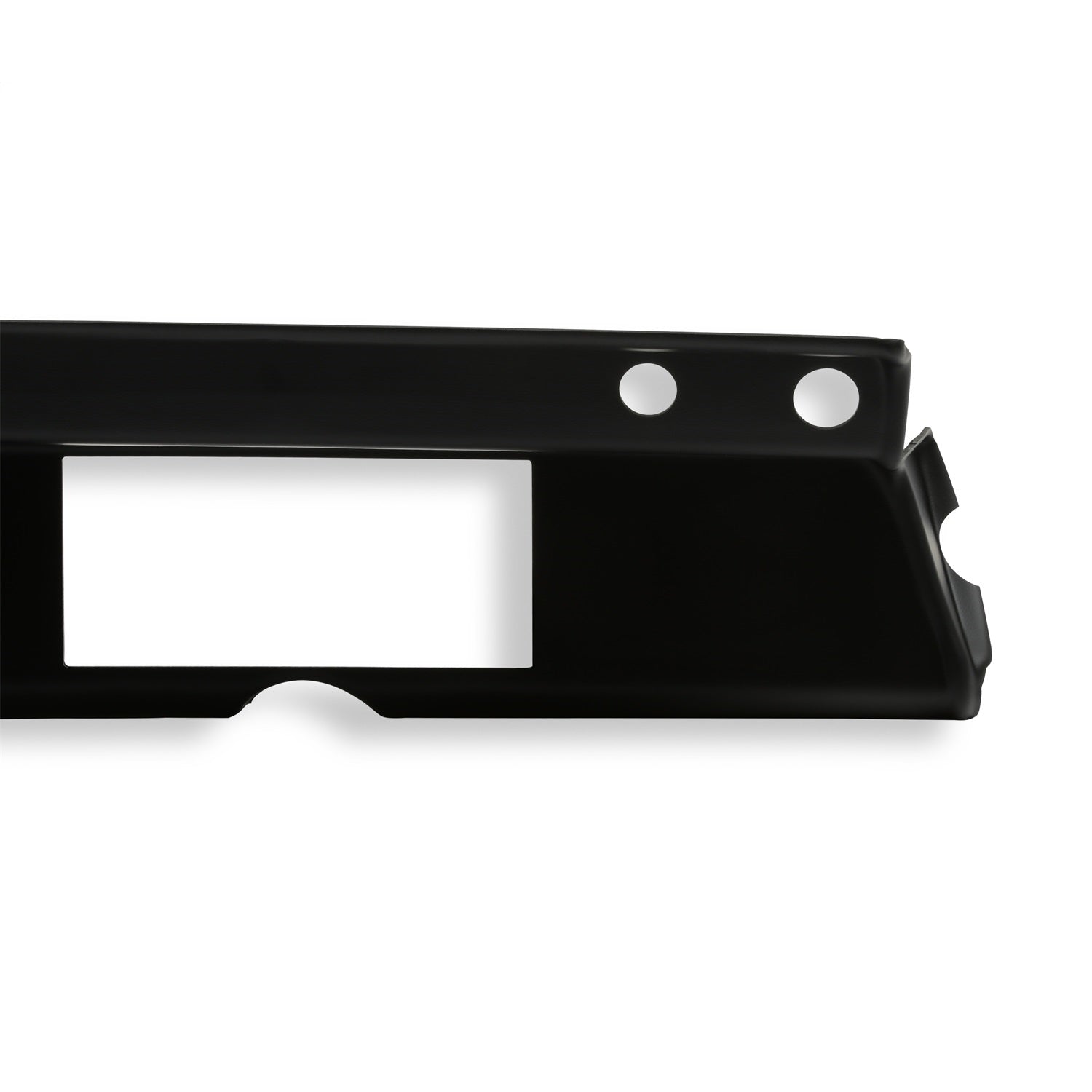 Holley EFI 6.86 in Dash Bezel - Black - GM A-Body 1967