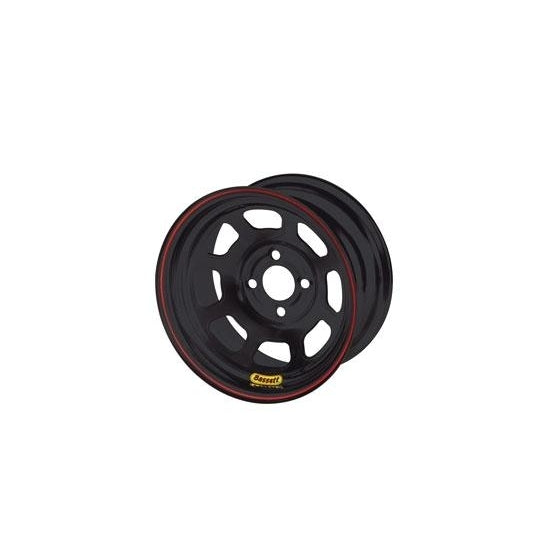 Bassett Racing Wheels 8 Spoke D-Hole Lightweight Wheel 14 x 7" 3.000" Backspace 4 x 4.50" - Steel