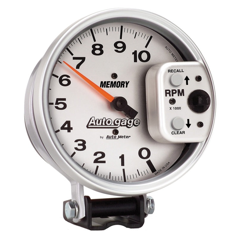 Auto Meter 5" Auto Gage Monster Tach Silver