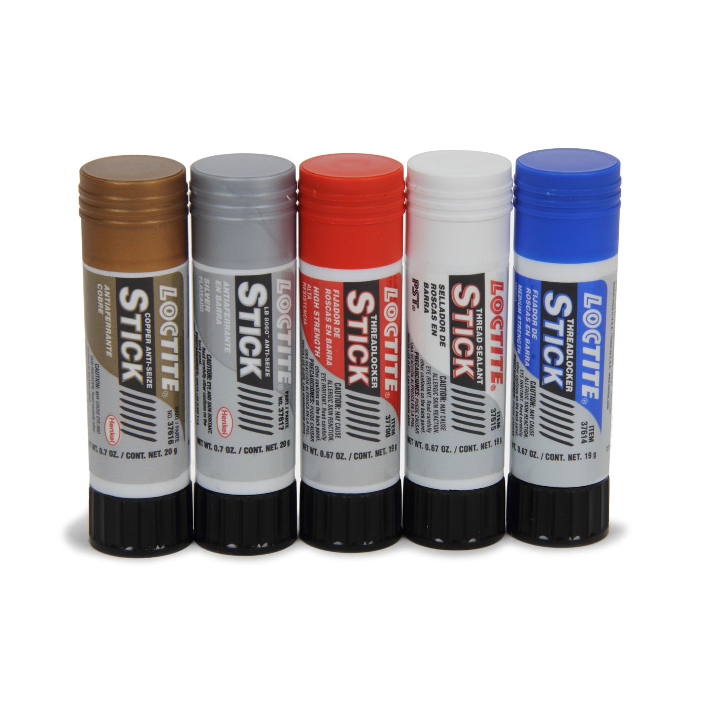 Loctite Stick Thread Treatment Assortment Kit - 5 Stick Assortment - 9 g Stick