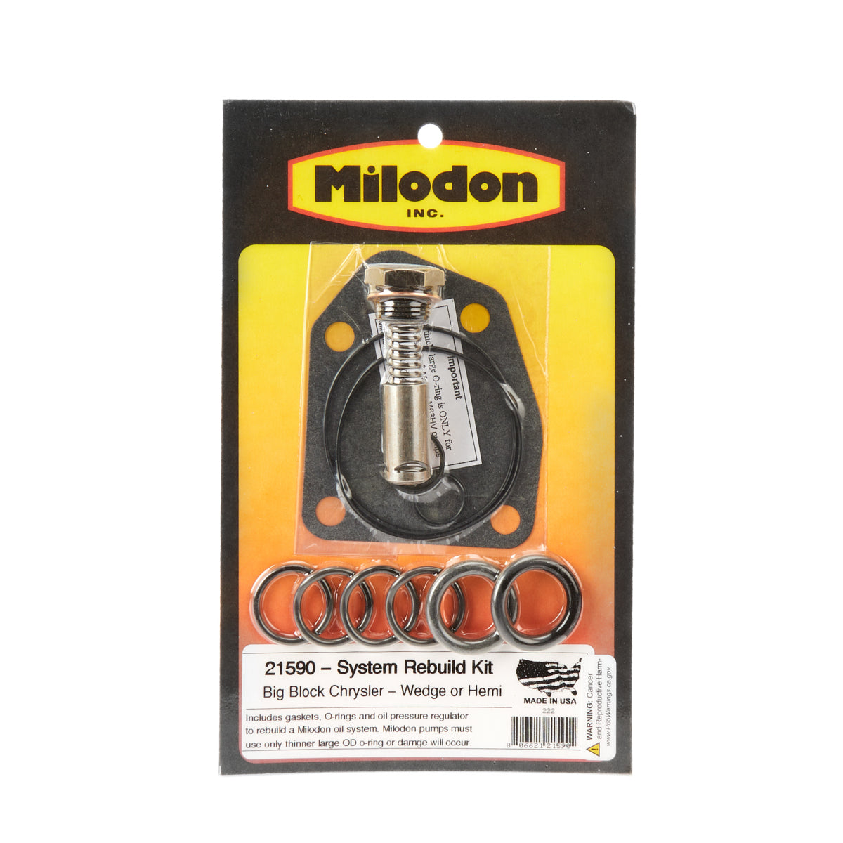 Milodon Oil System Rebuild Kit