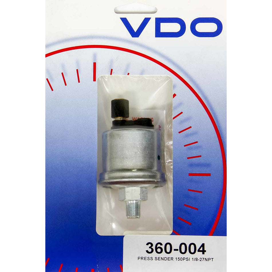 VDO Pressure Sender Electric 1/8" NPT Male 150 psi - Each