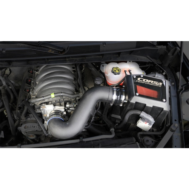Corsa Drytech Closed Box Air Intake - Black - 6.3 L - GM LS-Series - GM Fullsize SUV/Truck 2019-21