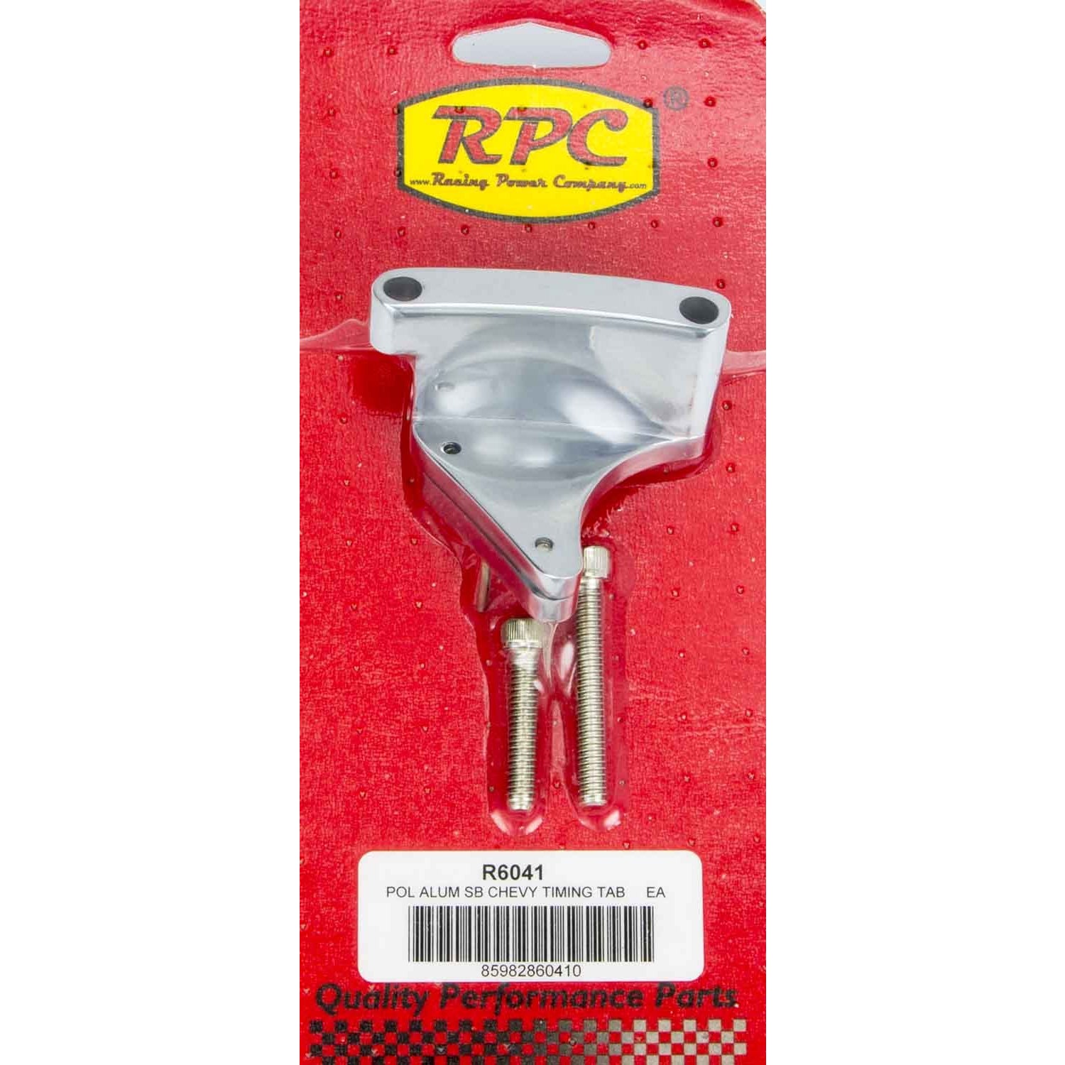 Racing Power Hardware Timing Pointer Aluminum Polished 6-7" OD Balancer - Small Block Chevy