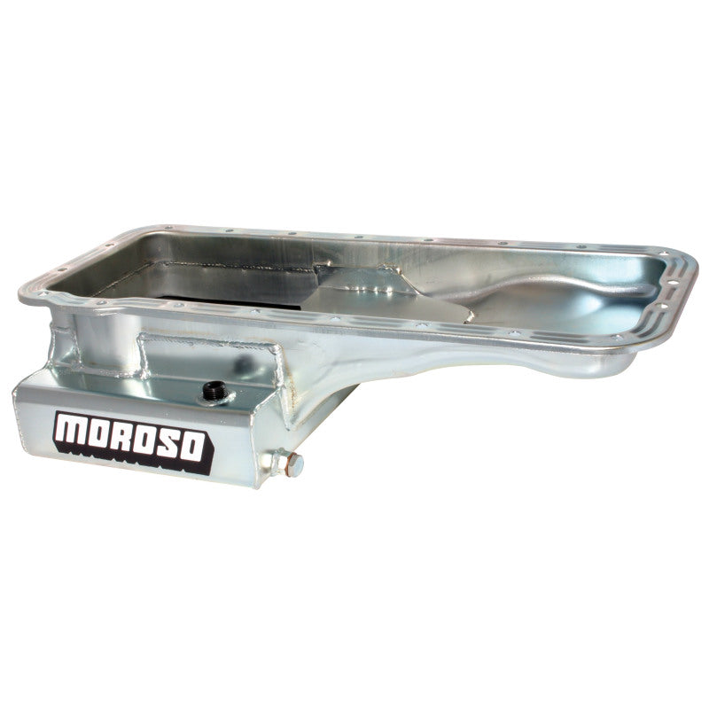 Moroso Ford FE Stainless Steel Oil Pan - 8 Qt. Front Sump
