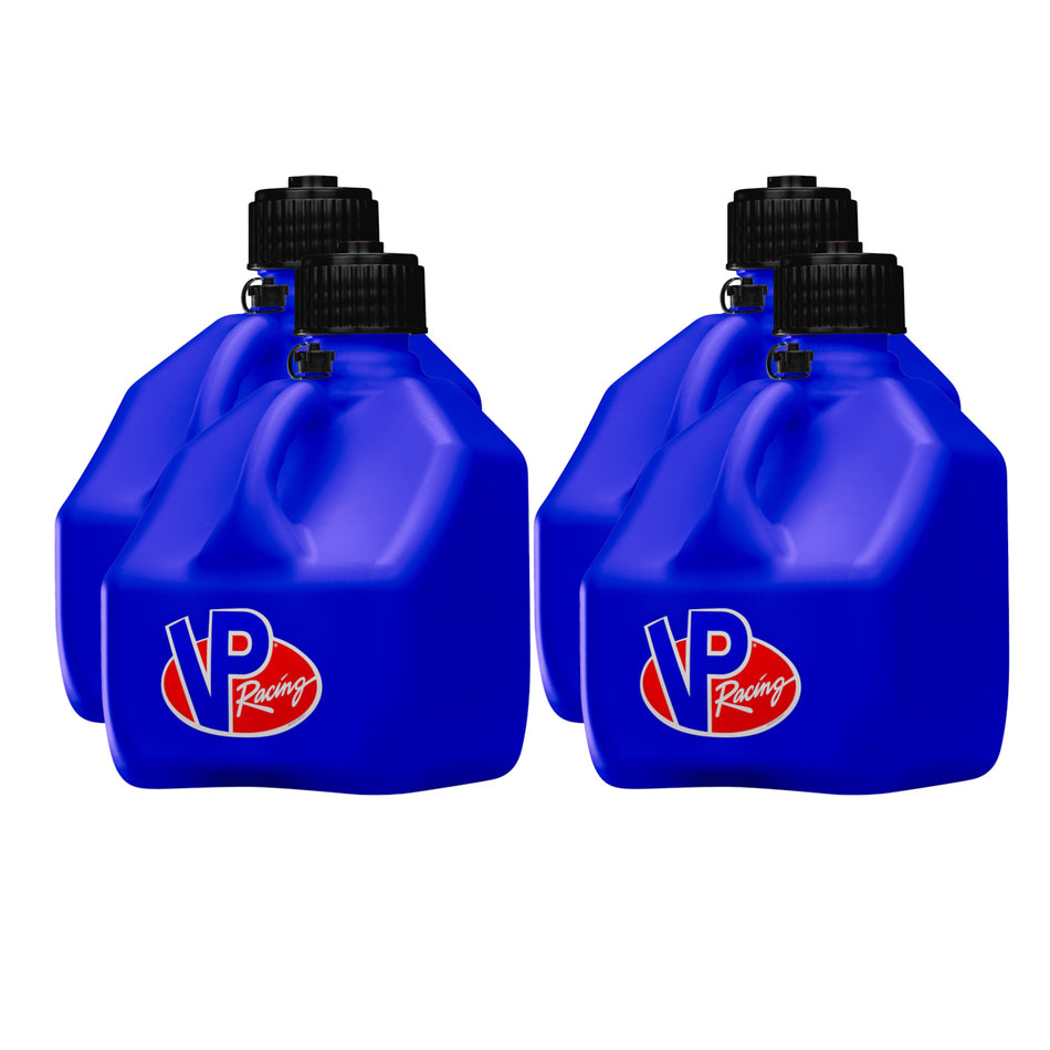 VP Racing Motorsports Container - Square - 3 Gallon - Blue (Case of 4)