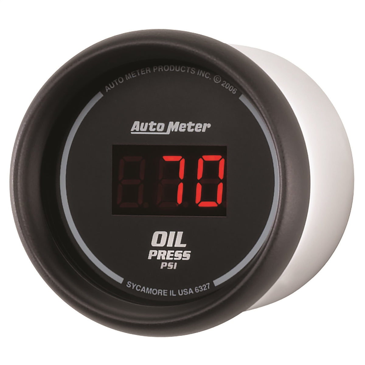 Auto Meter Sport-Comp Digital Oil Pressure Gauge - 2-1/16 in.