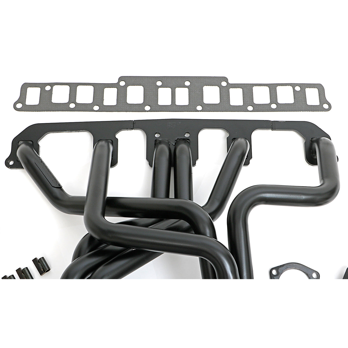 Hedman Hedders Street Headers - 1.5 in Primary - 2.5 in Collector - Black Paint - AMC Inline-6 - Jeep CJ 1972-86