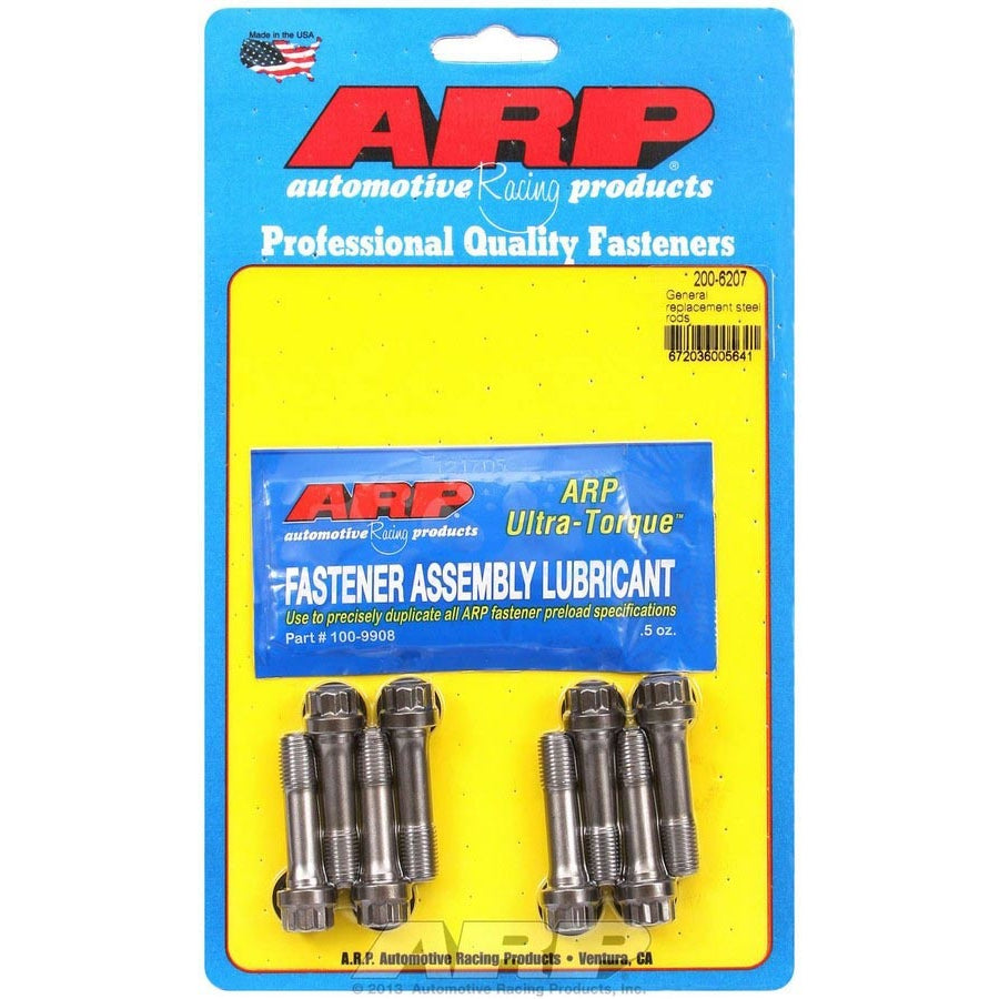 ARP Pro Series Connecting Rod Bolt Kit - 3/8 in Bolt - 1.5 in Long - ARP2000 - Universal Rods - Set of 8