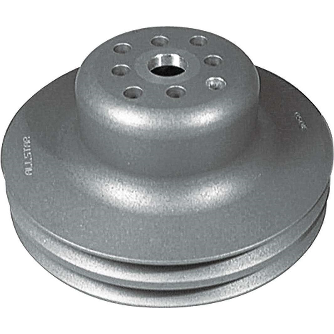Allstar Performance Aluminum 2" Groove Corvette (Long) Water Pump Pulley - 6-5/8" Diameter
