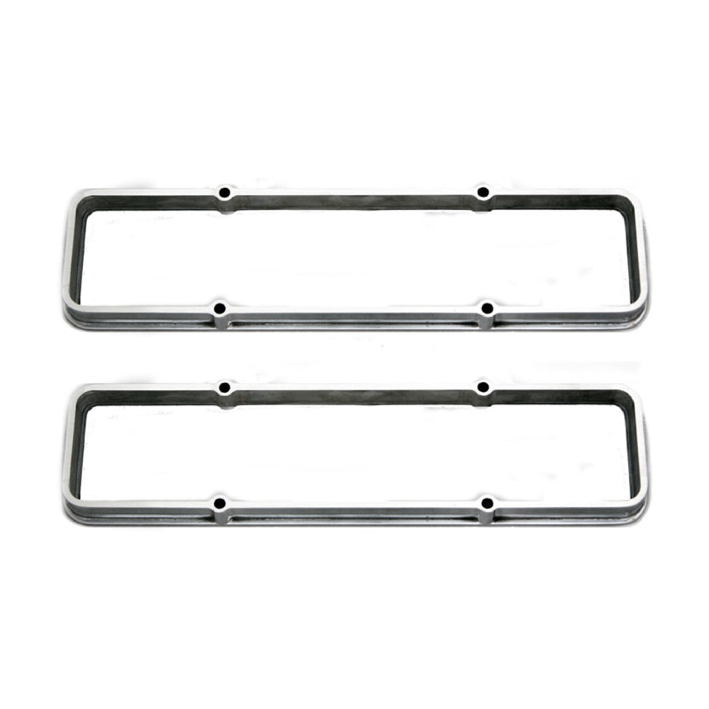 Racing Power Aluminum Valve Cover Spacer - 1" Tall - Polished - SB Chevy (Pair)
