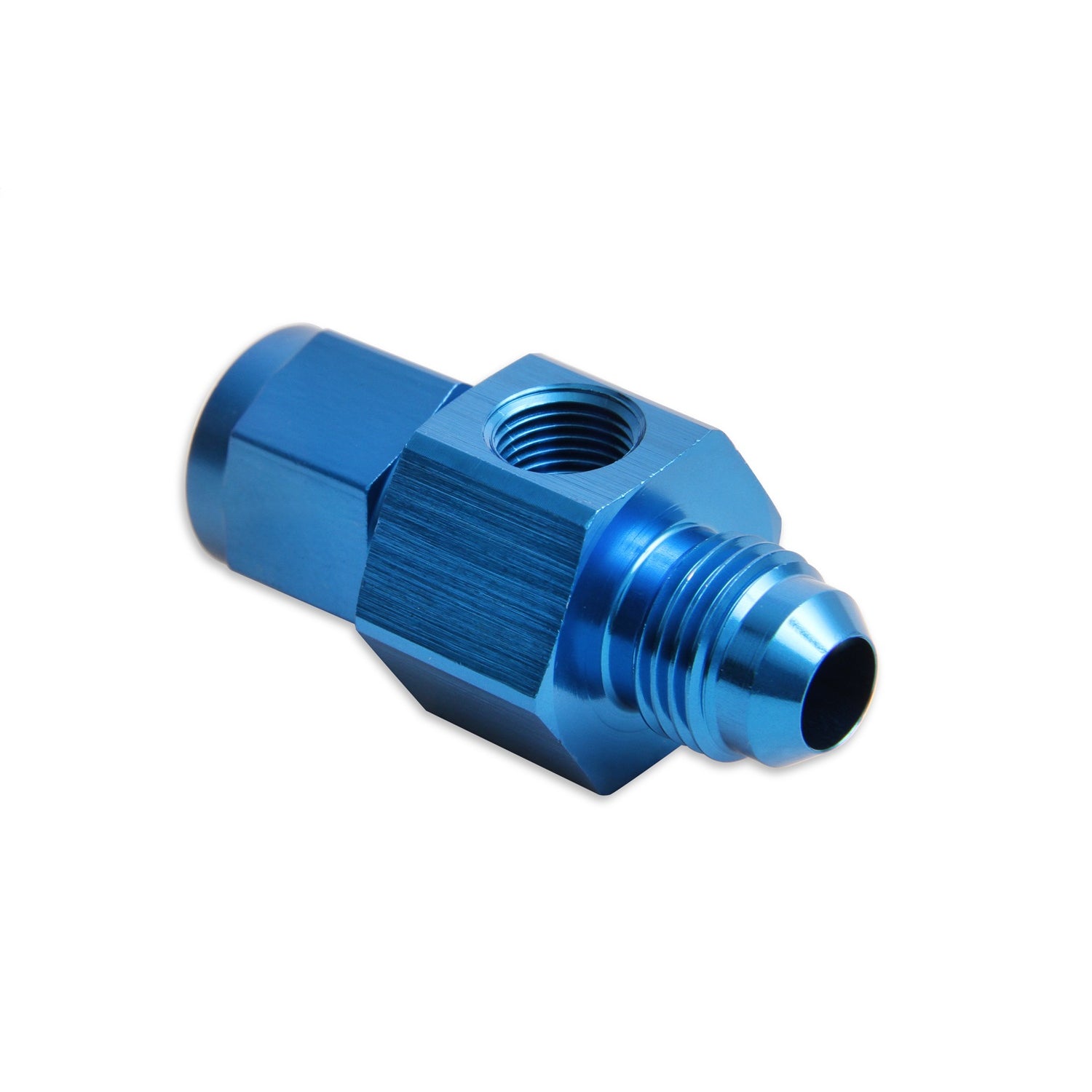 Earl's Pressure Gauge Adapter - -04 AN Male to -04 AN Female - 1/8" NPT Gauge Port