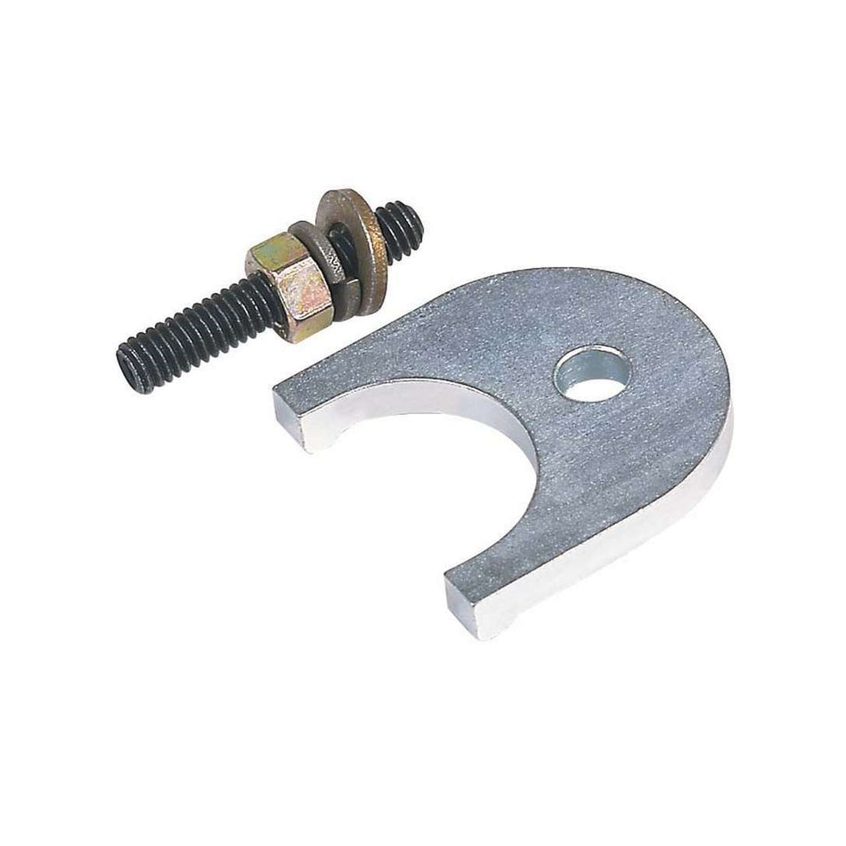 MSD Billet Aluminum Distributor Hold-Down Clamp - Natural - Stud Mounted - Ford