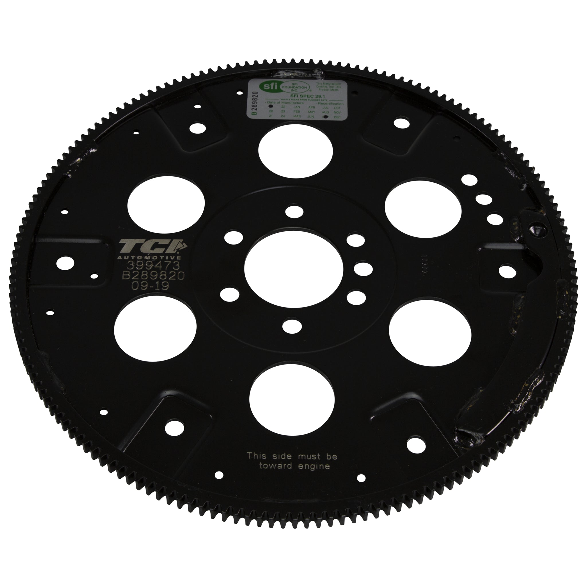 TCI 168 Tooth SFI 29.1 Flexplate - External Balance - 2-Piece Seal - Big Block Chevy