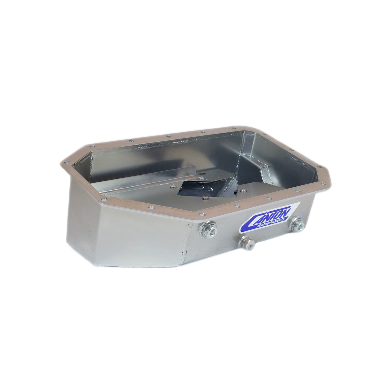 Canton Strip/Road Race Engine Oil Pan - Deep Sump - 6.5 Qt. - 6-1/8" Deep - Steel - Cadmium - Honda K-Series