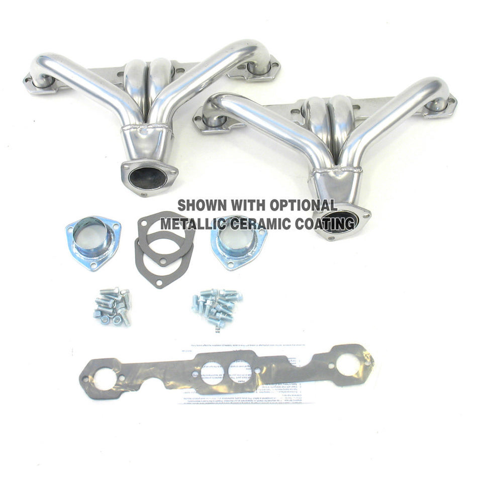 Patriot Exhaust Tight Tuck Headers - 1.625 in Primary - 2.5 in Collector - Small Block Chevy - Universal H8037 - Pair