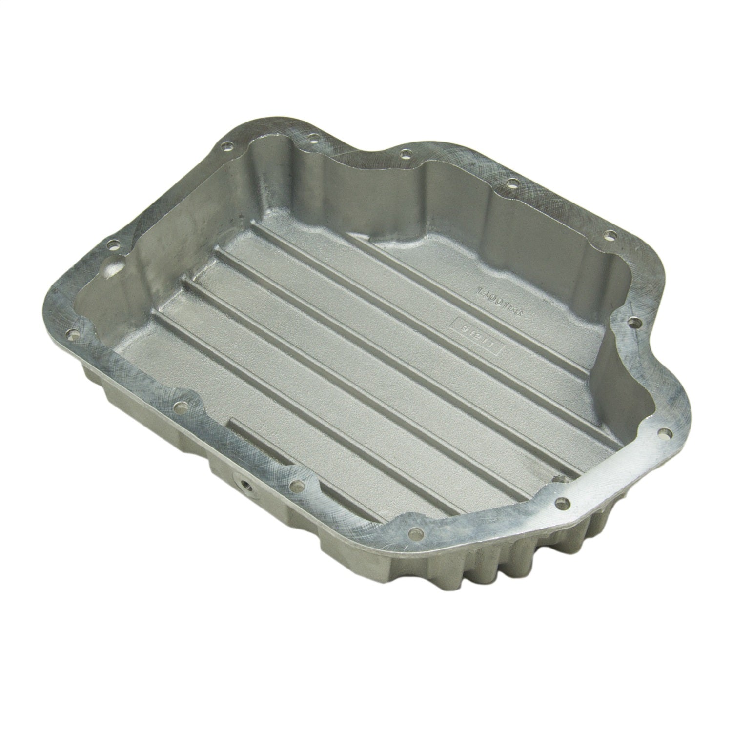 B&M Transmission Cast Deep Pan, Brushed Finish - GM TH400 Transmission