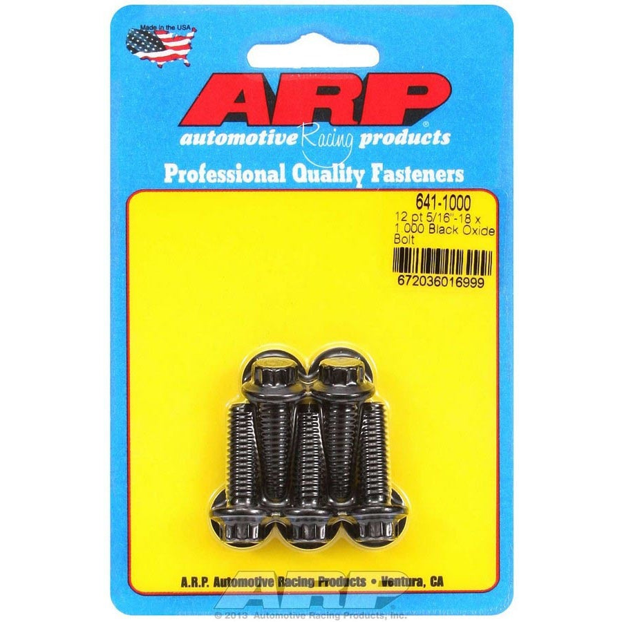 ARP Bolt Kit - 12 Point (5) 5/16-18 x 1.000