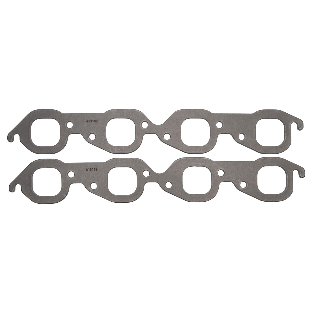 SCE Header Gasket - 1.800 x 1.870 in Square Port - 0.150 in Thick - Big Block Chevy (Pair)