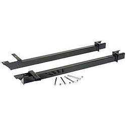 Competition Engineering Bolt-On Subframe Connectors - 2 x 1-1/2 x 0.083 Tubing - Black Powder Coat - GM Chevy ll 1962-67