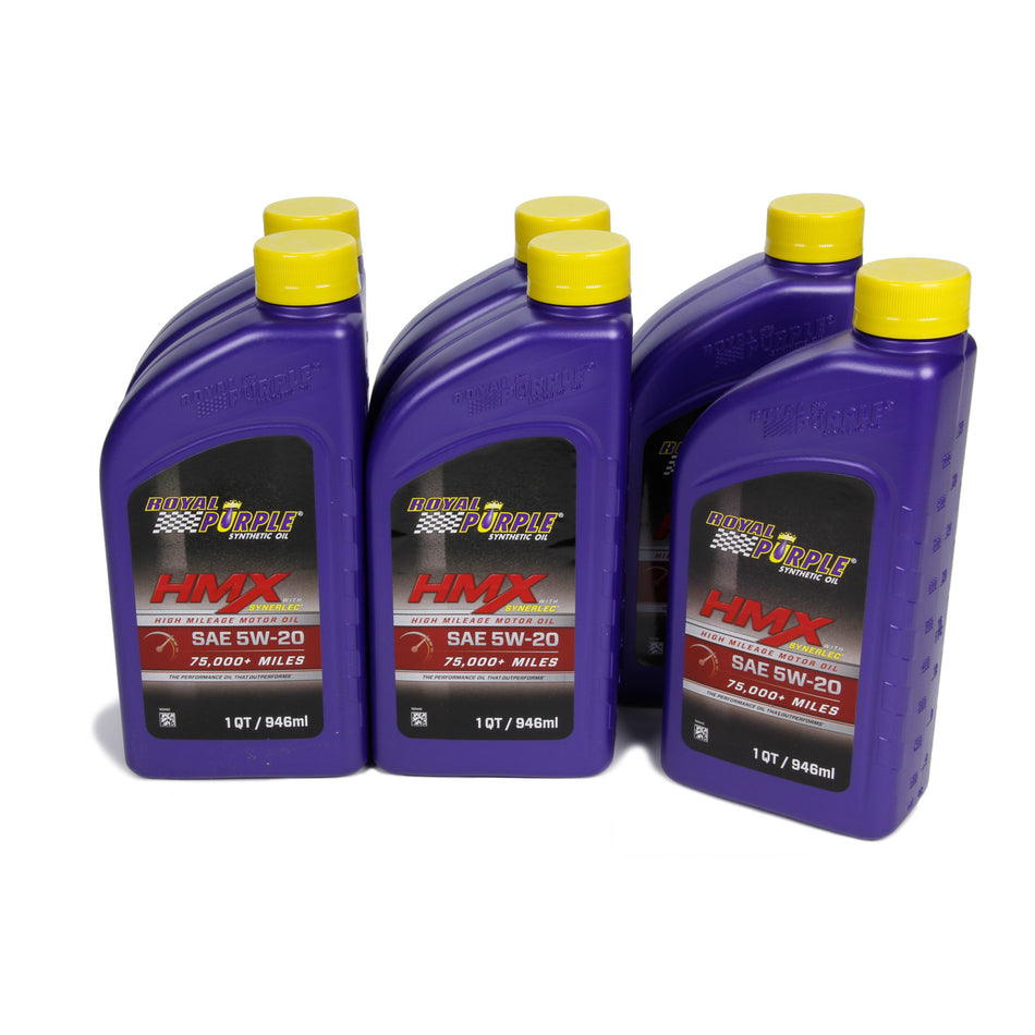 Royal Purple HMX SAE Oil 5w20 Case 6 x 1 Quart Bottles