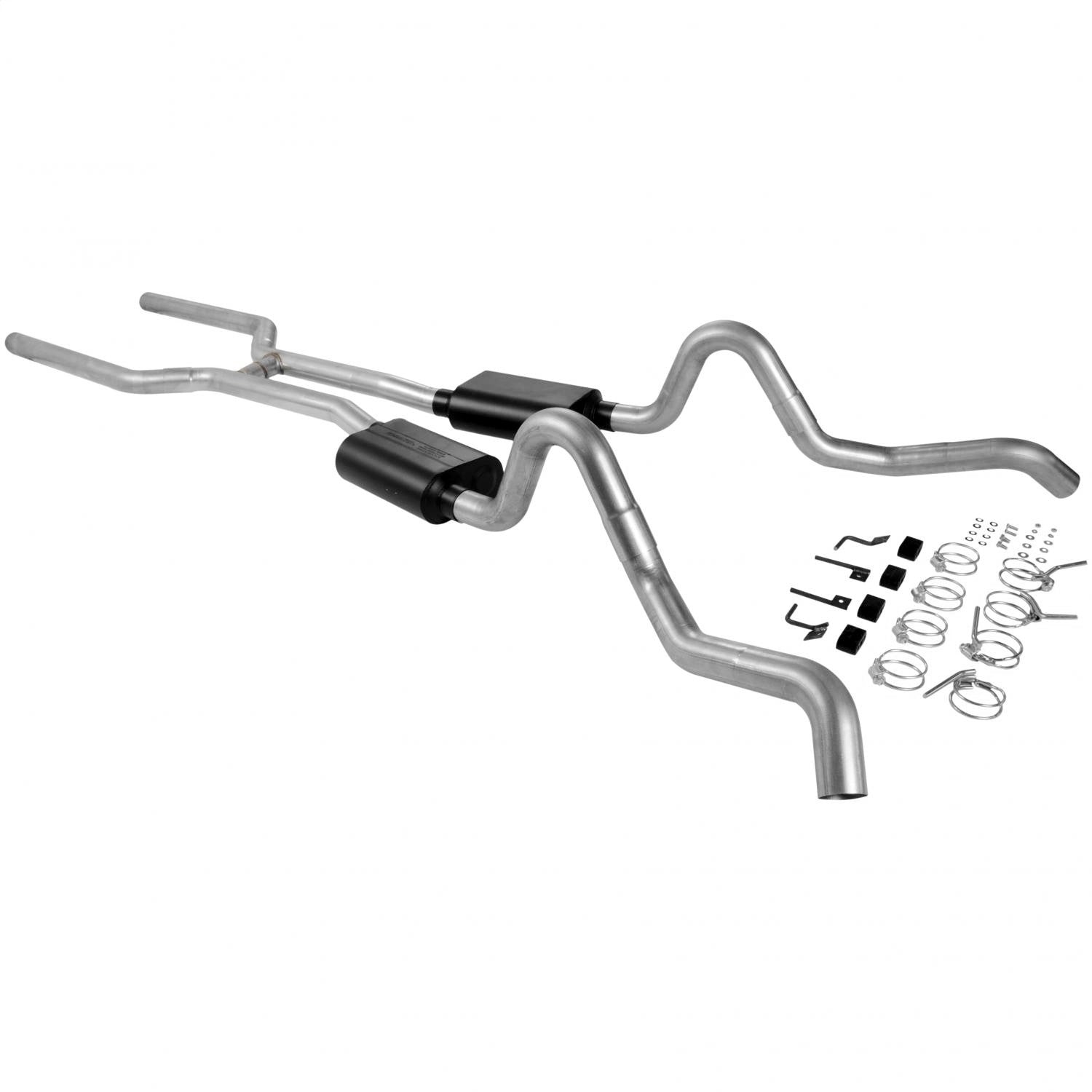 Flowmaster American Thunder Dual Exhaust System - 1964-67 GM A-Body V8
