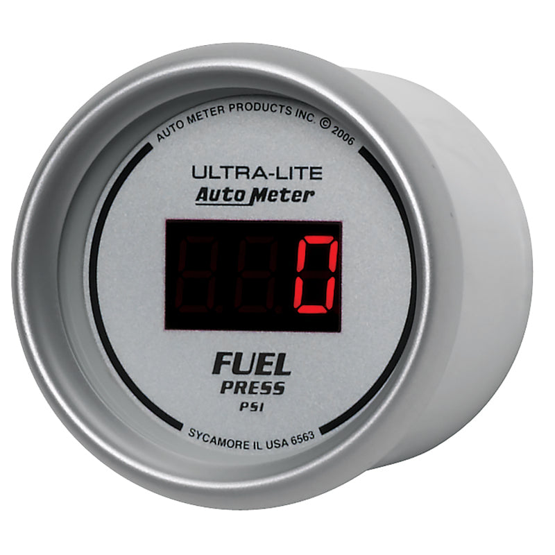 Auto Meter Ultra-Lite Digital Fuel Pressure Gauge - 2-1/16 in.