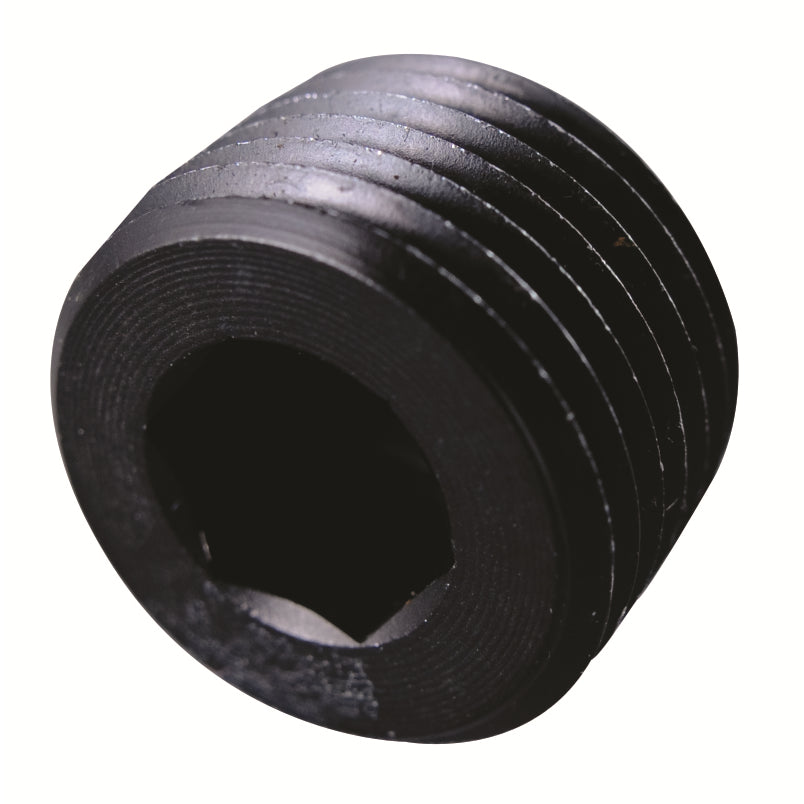 Fragola 1/16 NPT Allen Pipe Plug - Black