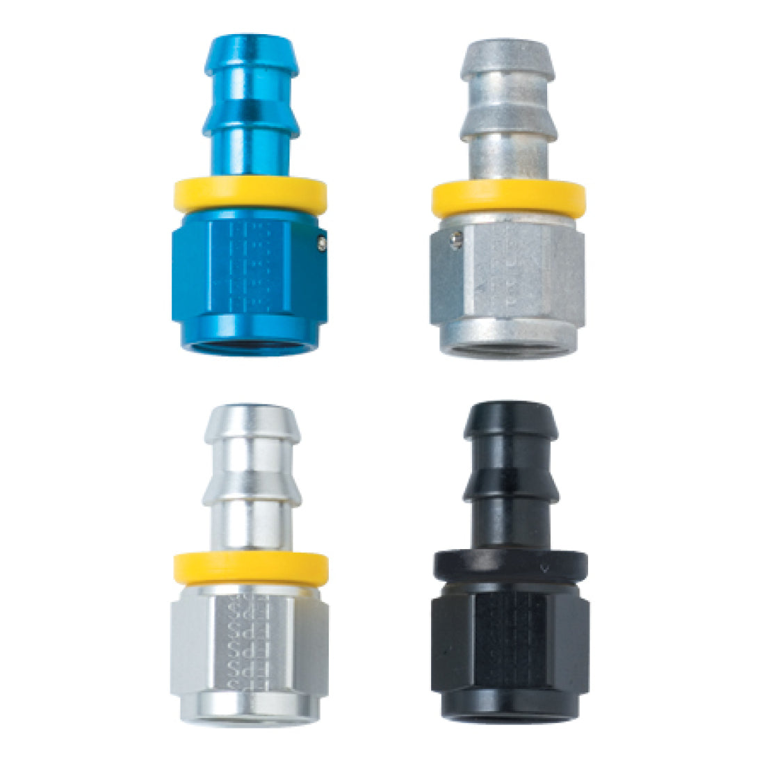 Fragola Series 8000 Push-Lite Race Hose End -4 AN - Straight