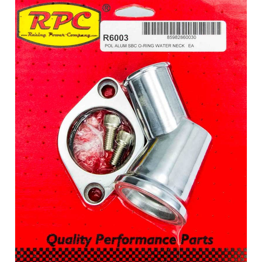 Racing Power Aluminum Water Filler Neck - 45 Swivel - Chevy V8