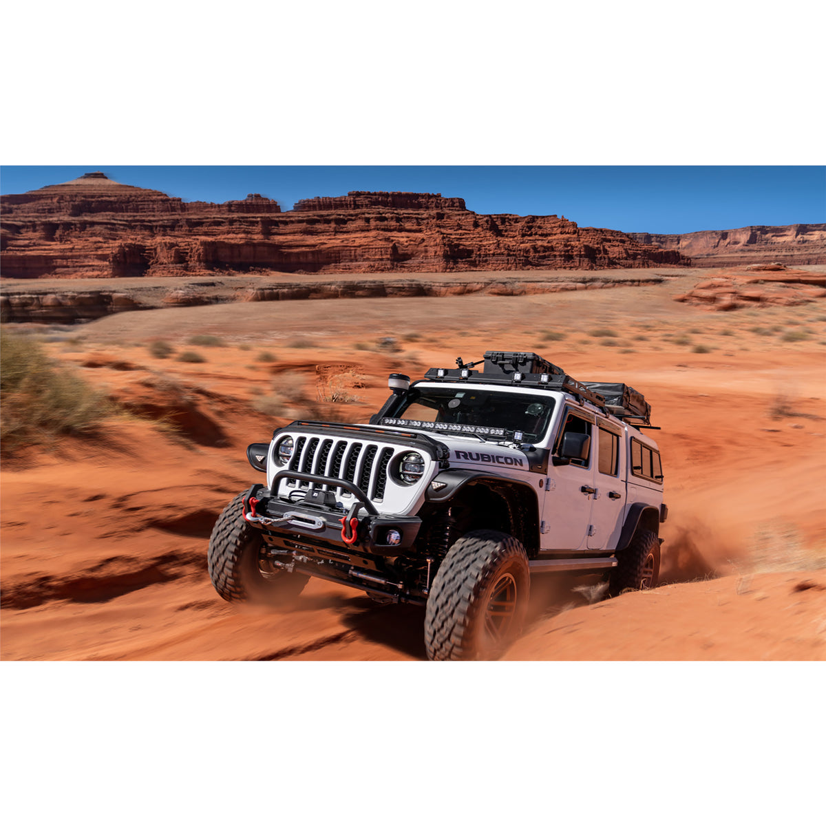 Bushwacker Trail Armor Rocker Panel Guard - Black - Jeep Gladiator JT 2018-20