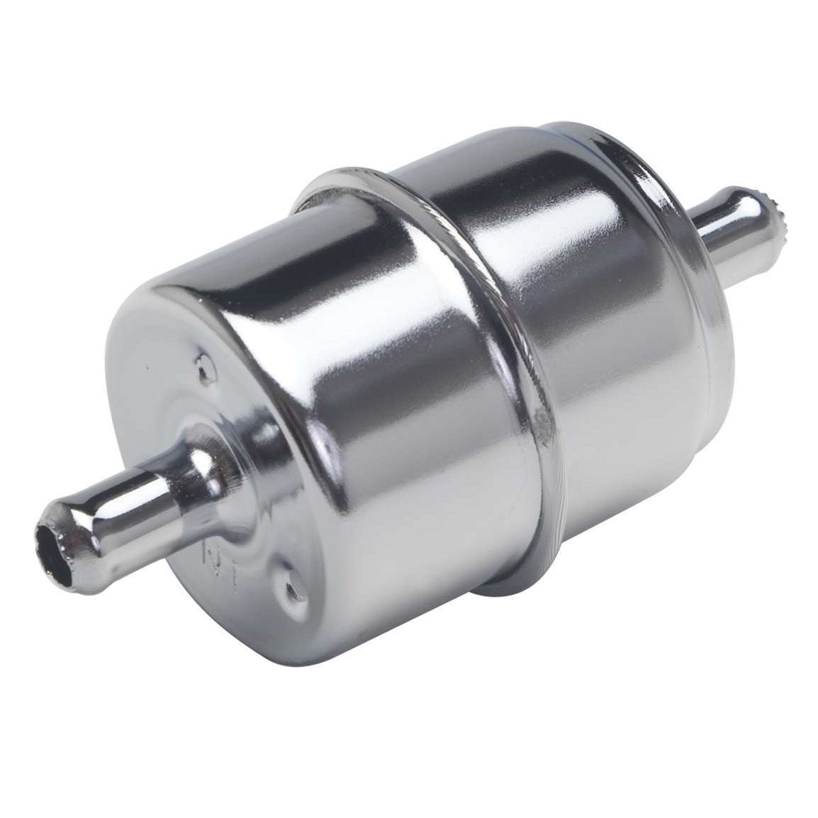 Trans-Dapt Fuel Filter - Chrome - Straight Inlet and Outlet : 9212 ...