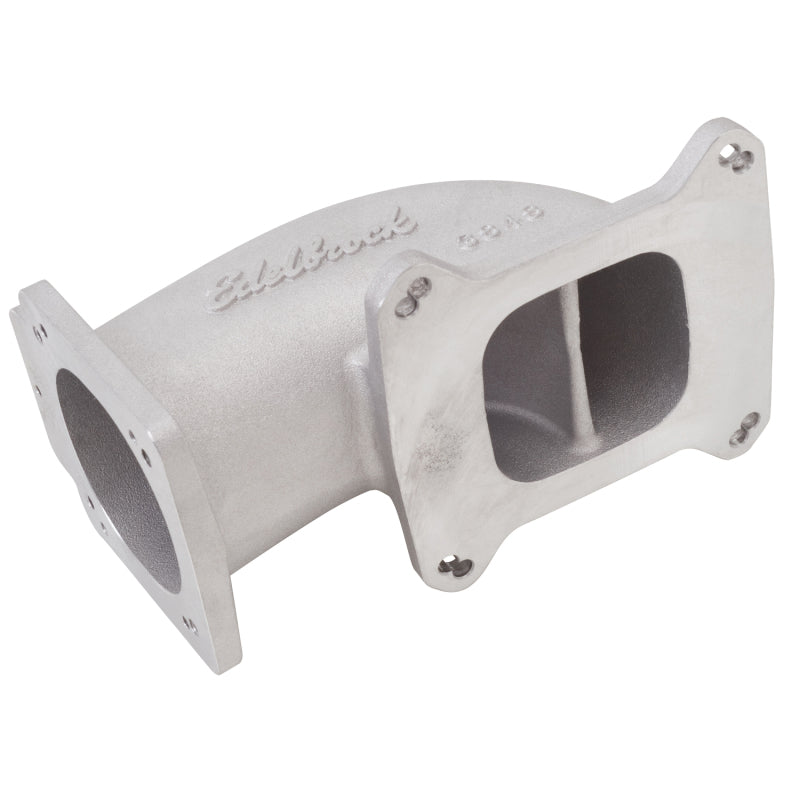 Edelbrock Low Profile Intake Elbow - 90 mm Max Throttle Body - Square Bore