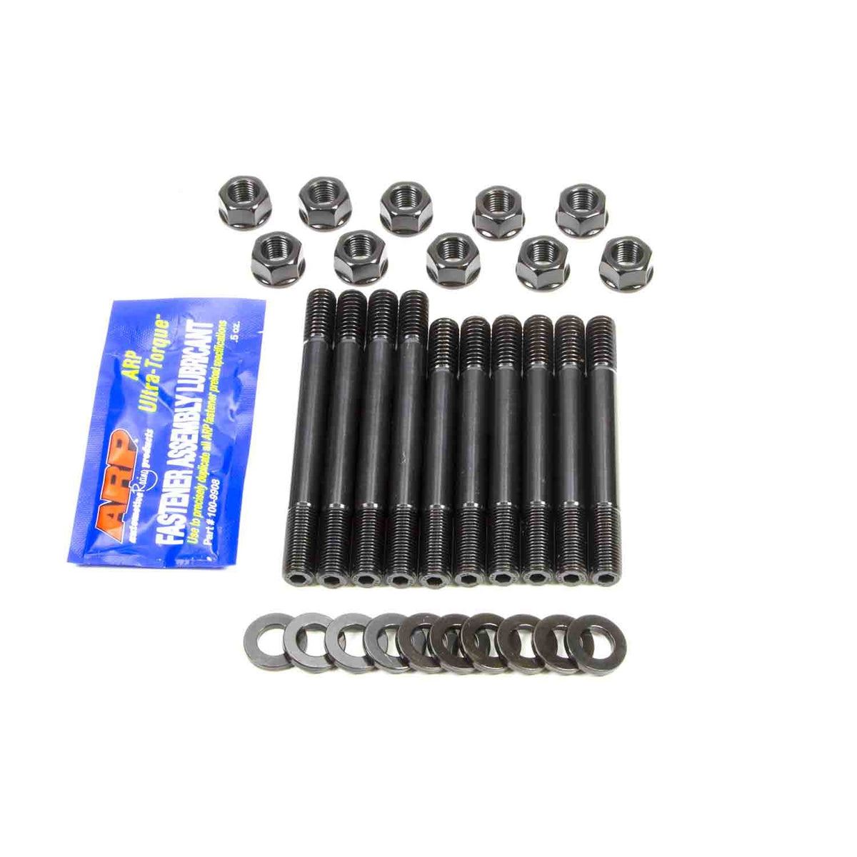 ARP Main Stud Kit - SB Chevy Large Journal w/ Straps (F & R Caps) - 2-Bolt Main