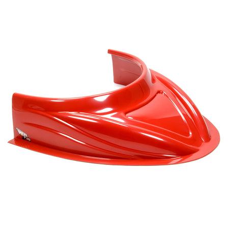 Five Star MD3 Hood Scoop - 5" Tall - Flat Bottom - Red