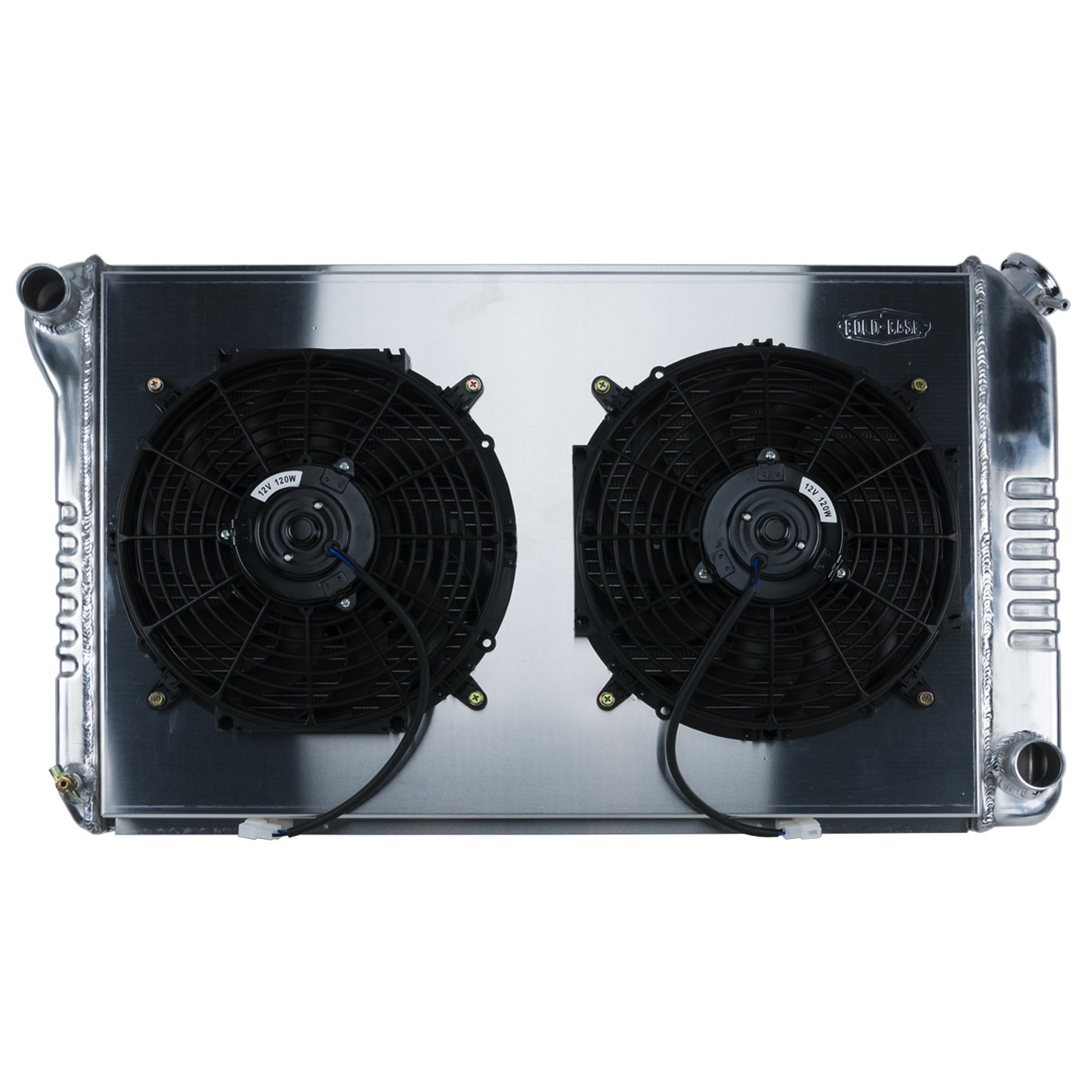 Cold-Case Aluminum Radiator and Fan - 33.2" W