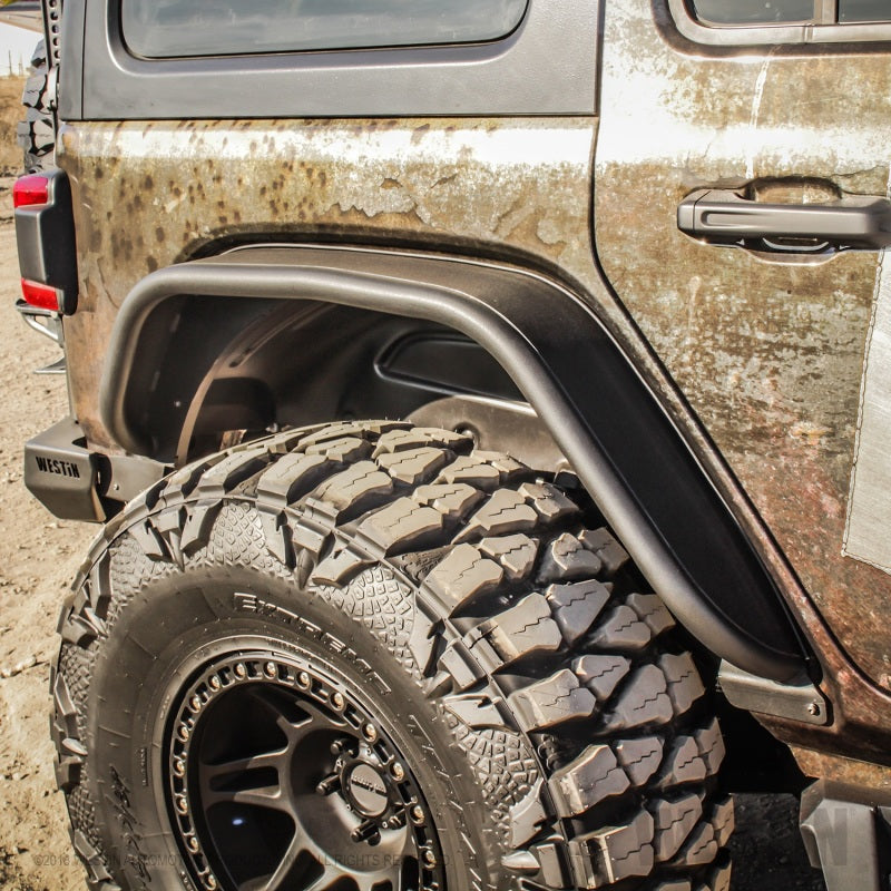 Westin 18- Jeep Wrangler JL Tube Fenders - Rear