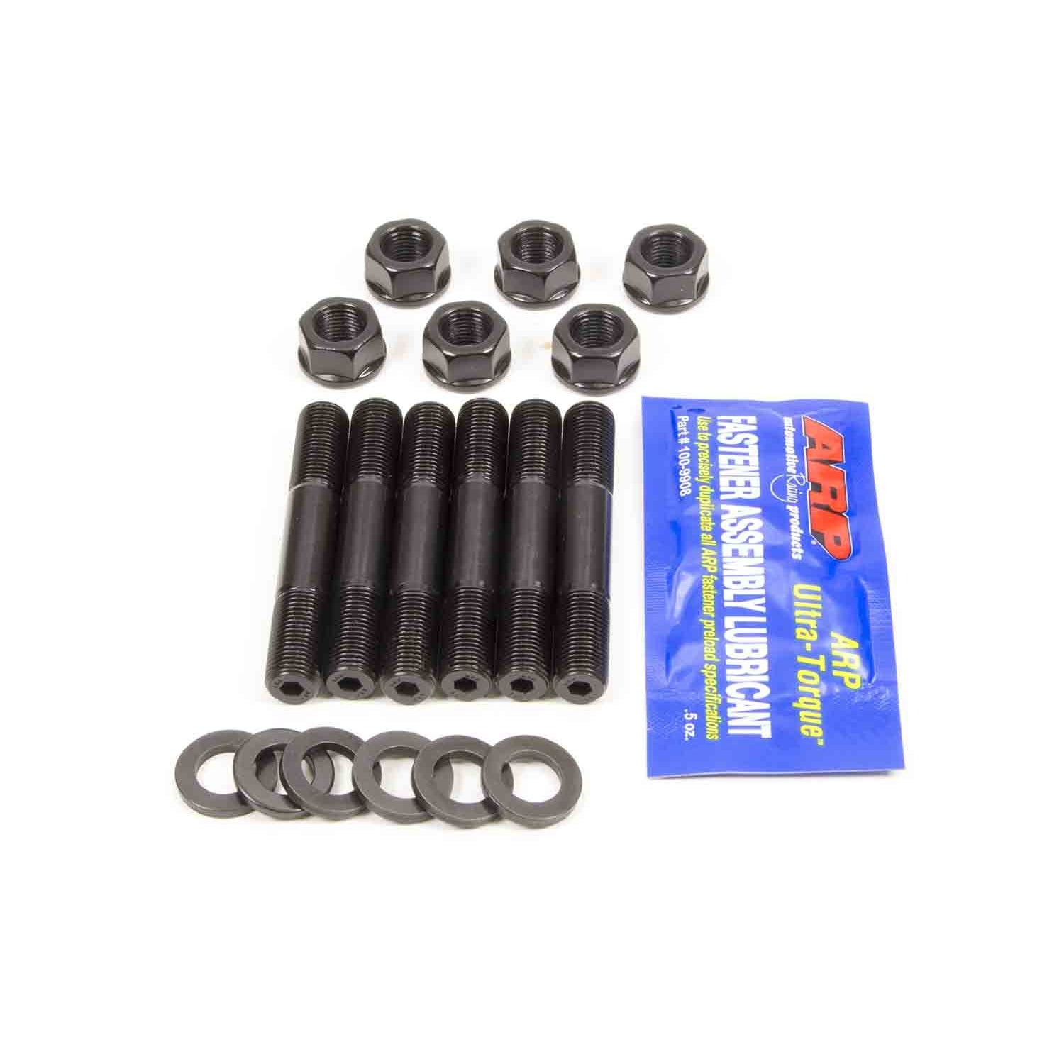 ARP Main Stud Kit - Hex Nuts - 2-Bolt Mains - Chromoly - Black Oxide - BMC 4-Cylinder 206-5402