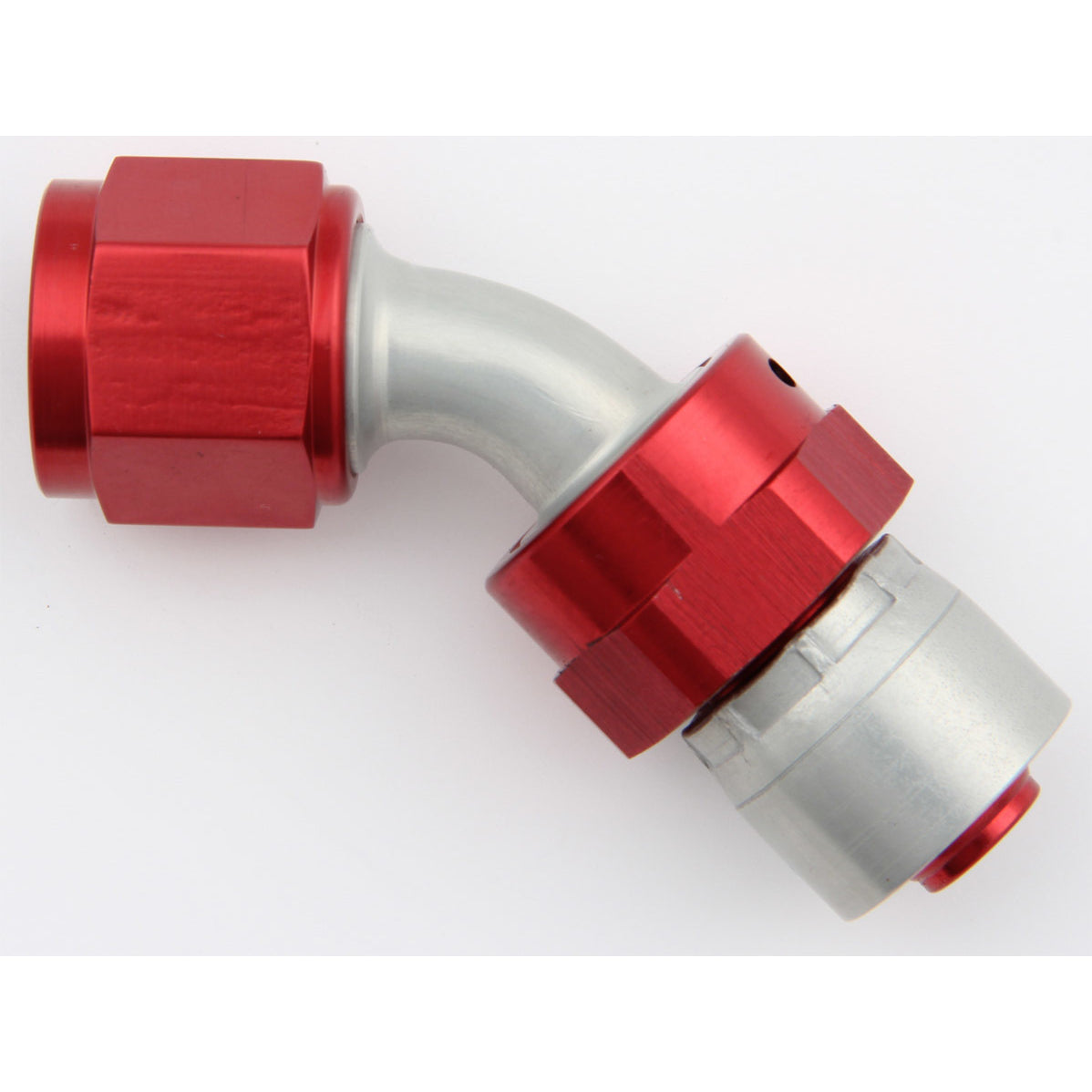 Aeroquip Lightweight Aluminum -12 AN 45 Crimp Swivel Hose End