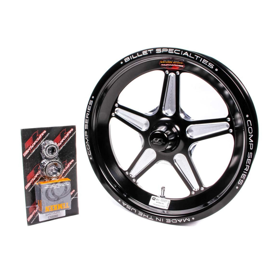 Billet Specialties 15x3.5 Comp Wheel 1.75bs 5x4.5 bc Black